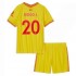 Camisola Liverpool Diogo Jota 20 Criança Equipamento Terceiro 2021-2022 Manga Curta